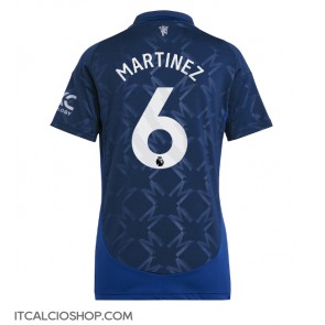 Manchester United Lisandro Martinez #6 Seconda Maglia Femmina 2024-25 Manica Corta